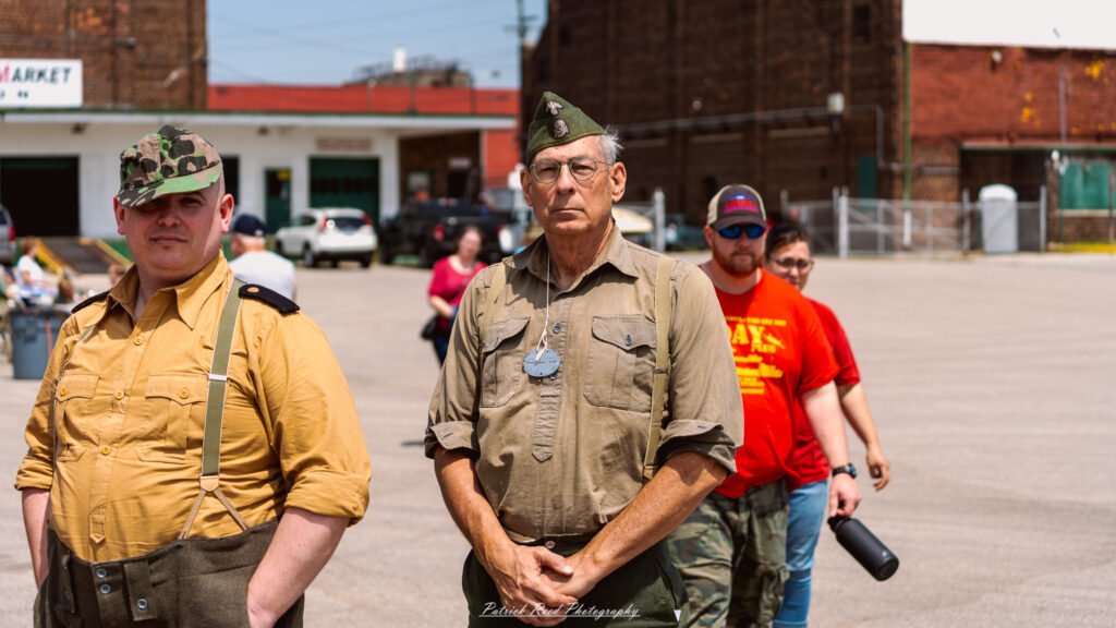 German WWII Reenactors – USS LST 393 Reenactment, June 7th, 2025